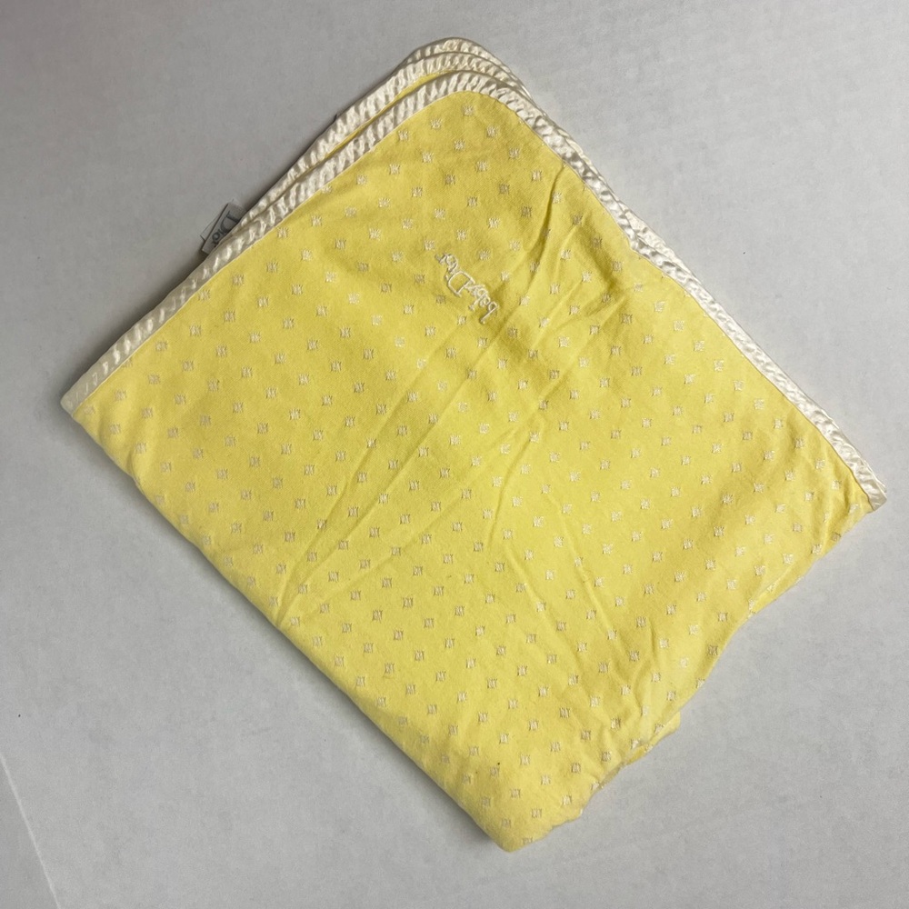 Baby dior receiving blanket vintage
